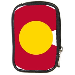 Colorado State Flag Symbol Compact Camera Leather Case by FlagGallery