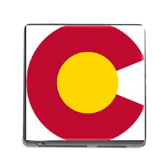 Colorado State Flag Symbol Memory Card Reader (square 5 Slot) by FlagGallery