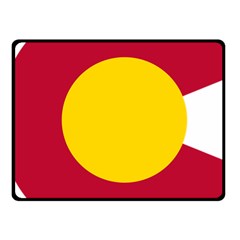 Colorado State Flag Symbol Fleece Blanket (small) by FlagGallery