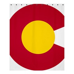 Colorado State Flag Symbol Shower Curtain 60  X 72  (medium)  by FlagGallery