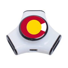 Colorado State Flag Symbol 3-port Usb Hub by FlagGallery