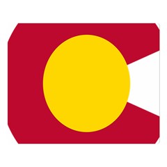 Colorado State Flag Symbol Double Sided Flano Blanket (large)  by FlagGallery