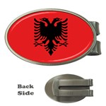 Albania Flag Money Clips (Oval)  Front