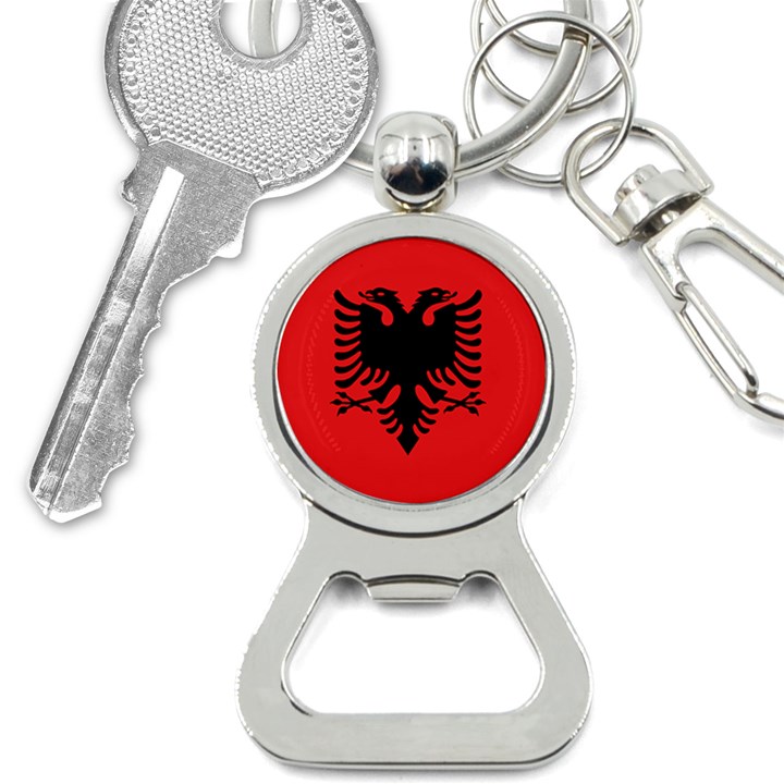 Albania Flag Bottle Opener Key Chain