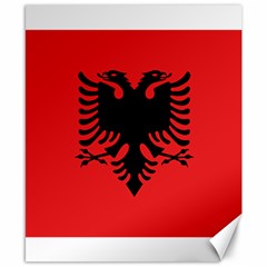 Albania Flag Canvas 8  X 10  by FlagGallery