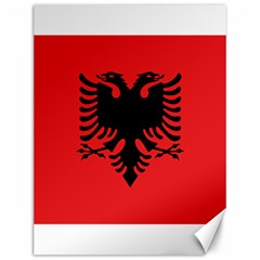 Albania Flag Canvas 12  X 16  by FlagGallery