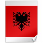 Albania Flag Canvas 12  x 16  11.86 x15.41  Canvas - 1