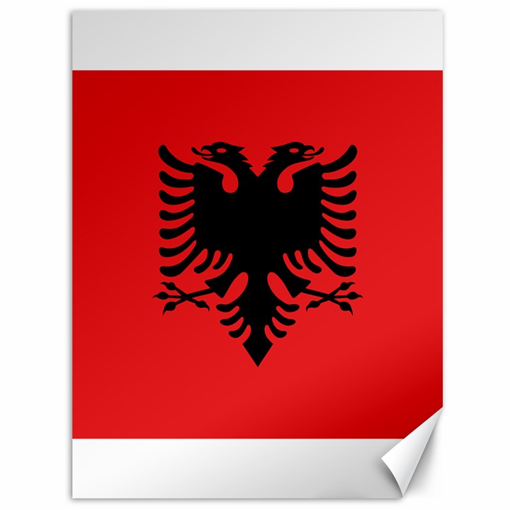 Albania Flag Canvas 36  x 48 