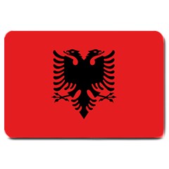 Albania Flag Large Doormat  by FlagGallery