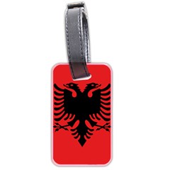 Albania Flag Luggage Tag (two Sides) by FlagGallery