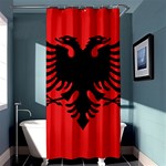 Albania Flag Shower Curtain 36  x 72  (Stall)  Curtain(36 X72 ) - 33.26 x66.24  Curtain(36 X72 )