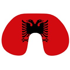 Albania Flag Travel Neck Pillow by FlagGallery