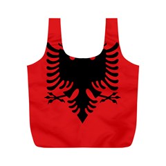 Albania Flag Full Print Recycle Bag (m) by FlagGallery