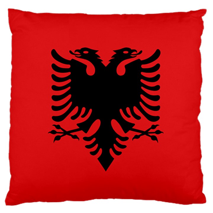 Albania Flag Large Flano Cushion Case (One Side)