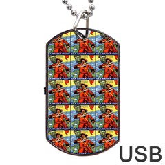 Sea Raider Dog Tag Usb Flash (two Sides) by ArtworkByPatrick