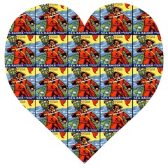 Sea Raider Wooden Puzzle Heart