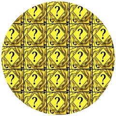 Questions Wooden Puzzle Round by ArtworkByPatrick