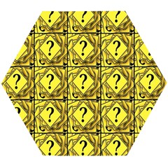 Questions Wooden Puzzle Hexagon by ArtworkByPatrick