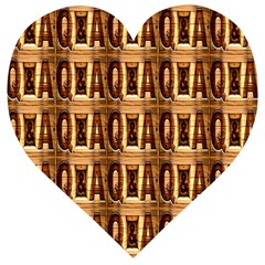 Qa Wooden Puzzle Heart