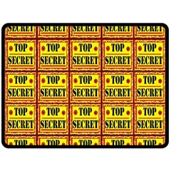 Top Secret Fleece Blanket (large)  by ArtworkByPatrick