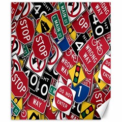 Road Signs Canvas 20  X 24  by ArtworkByPatrick