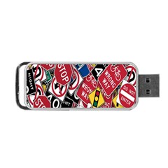 Road Signs Portable Usb Flash (two Sides) by ArtworkByPatrick