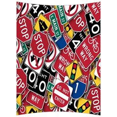 Road Signs Back Support Cushion by ArtworkByPatrick