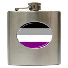 Asexual Pride Flag Lgbtq Hip Flask (6 Oz) by lgbtnation