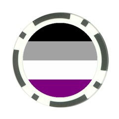 Asexual Pride Flag Lgbtq Poker Chip Card Guard by lgbtnation