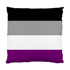 Asexual Pride Flag Lgbtq Standard Cushion Case (one Side) by lgbtnation