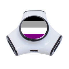 Asexual Pride Flag Lgbtq 3-port Usb Hub by lgbtnation