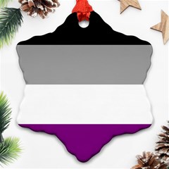 Asexual Pride Flag Lgbtq Ornament (snowflake) by lgbtnation