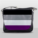 Asexual Pride Flag LGBTQ Messenger Bag Front