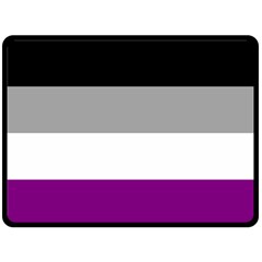 Asexual Pride Flag Lgbtq Double Sided Fleece Blanket (large)  by lgbtnation