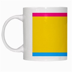 Pansexual Pride Flag White Mugs by lgbtnation