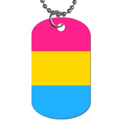 Pansexual Pride Flag Dog Tag (one Side) by lgbtnation