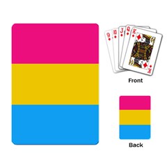 Pansexual Pride Flag Playing Cards Single Design (rectangle) by lgbtnation