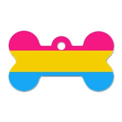 Pansexual Pride Flag Dog Tag Bone (one Side) by lgbtnation