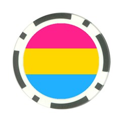 Pansexual Pride Flag Poker Chip Card Guard (10 Pack) by lgbtnation