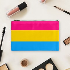 Pansexual Pride Flag Cosmetic Bag (medium) by lgbtnation