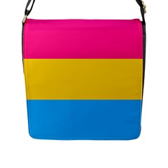 Pansexual Pride Flag Flap Closure Messenger Bag (l) by lgbtnation