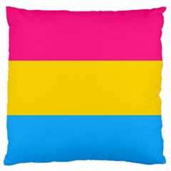 Pansexual Pride Flag Standard Flano Cushion Case (one Side) by lgbtnation