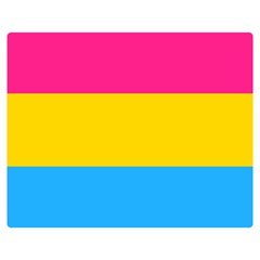 Pansexual Pride Flag Double Sided Flano Blanket (medium)  by lgbtnation