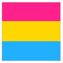 Pansexual Pride Flag Large Satin Scarf (square) by lgbtnation