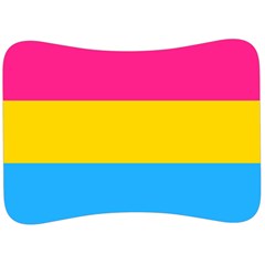 Pansexual Pride Flag Velour Seat Head Rest Cushion by lgbtnation