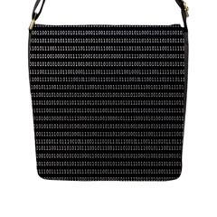 Binary Coding Flap Closure Messenger Bag (l) by impacteesstreetwearsix