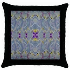 We Are Flower People In Bloom Throw Pillow Case (black) by pepitasart