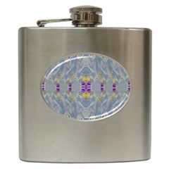 We Are Flower People In Bloom Hip Flask (6 Oz) by pepitasart