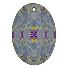 We Are Flower People In Bloom Oval Ornament (two Sides) by pepitasart