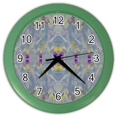 We Are Flower People In Bloom Color Wall Clock by pepitasart